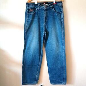 Vintage Ecko Unltd Jeans Wide Baggy Leg Size 34